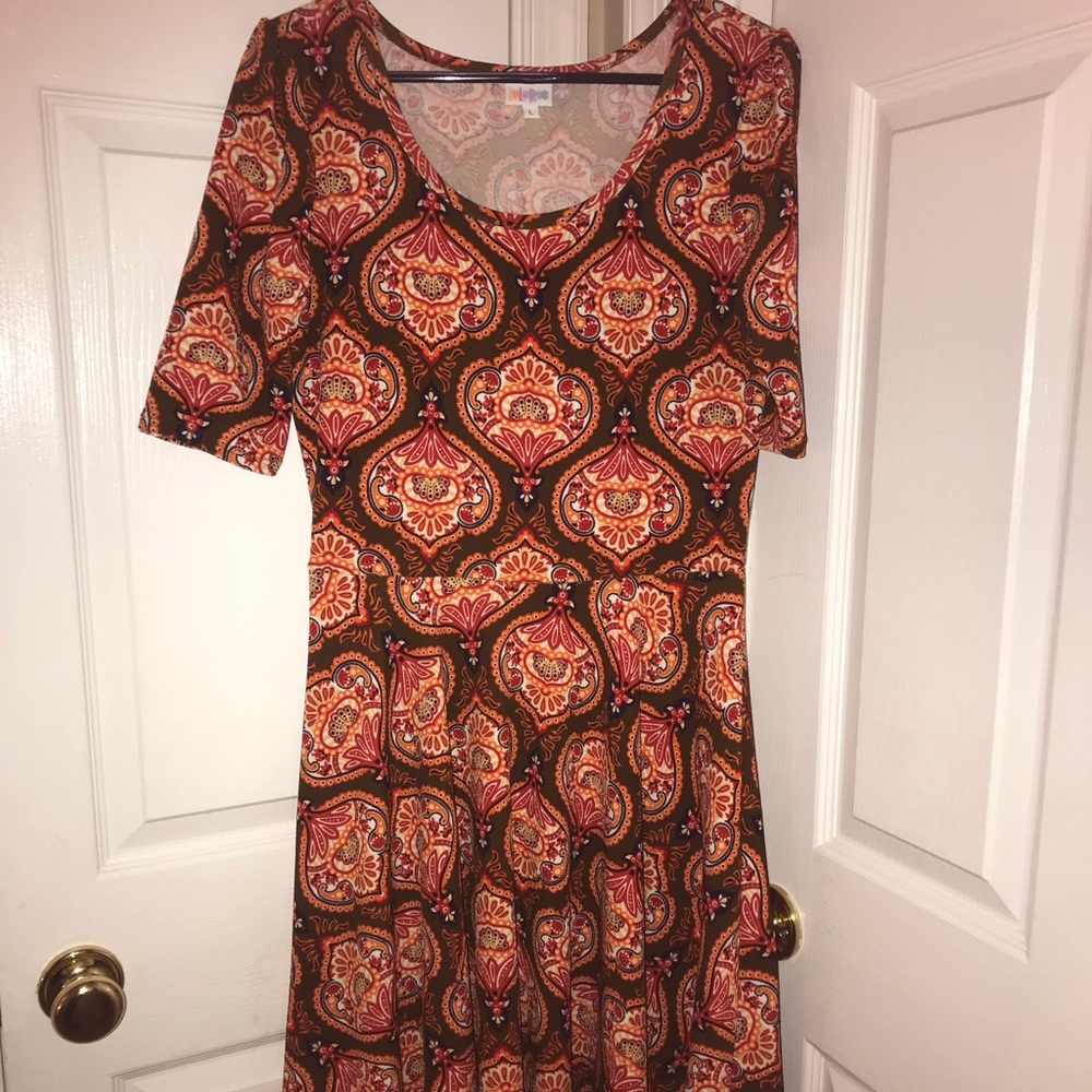 Lularoe Nicole Dress L